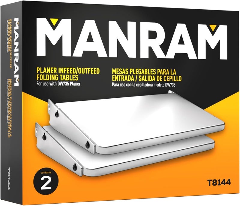 manram Planer Folding Table for DEWALT DW735 Planer, Provides Additional 9 inch Support on Each Side of the DW735 Planer - Image 5